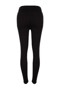 TRENDYOLMİLLA Fading Black Front buttoned High Waist Extra Flexible skinny Bodysuit hugging jeans - Image 7