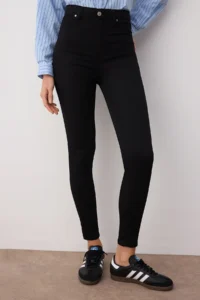 TRENDYOLMİLLA Black Bodysuit hugging High Waist Ekstra Flexible jeggings jeans - Image 3