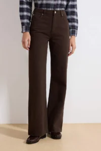 TRENDYOLMİLLA Brown  High Waist Wide Leg jeans - Image 3