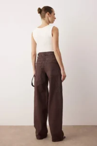 TRENDYOLMİLLA Brown*001  High Waist Bol Kesim Loose Baggy jeans - Image 4