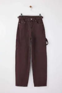 TRENDYOLMİLLA Brown*001  High Waist Bol Kesim Loose Baggy jeans - Image 5