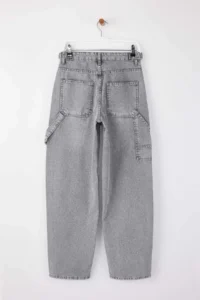 TRENDYOLMİLLA Gray High Waist Bol Kesim Loose Baggy jeans - Image 6