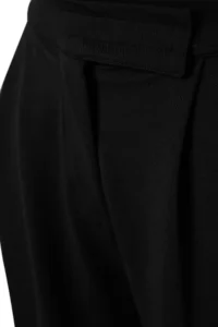 TRENDYOLMİLLA Black Hook and Loop Closure High Waist pleated Wide Leg/Wide Cut Knitting Pants - Image 12