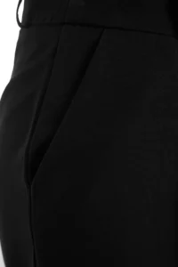TRENDYOLMİLLA Black Belt Detailed Wide Leg/Wide Leg Weaving Pants - Image 6