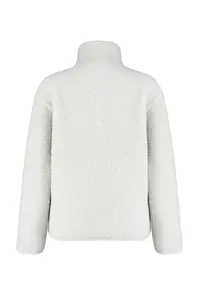 TRENDYOLMİLLA Winter Essentials Gray Fleece Zippered Dog collar Long Sleeve Pocket Detail Knitting Sweatshirt - Image 6