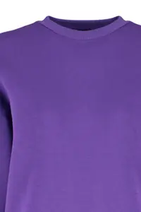 TRENDYOLMİLLA Purple Thick Fleece Inside Regular/Normal Pattern Crew Neck Basic Knitting Sweatshirt - Image 9