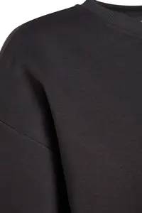 TRENDYOLMİLLA Anthracite Oversized/Relaxed Cut Basic Crew Neck Thick/Fleece-lined Knitting Sweatshirt - Image 9