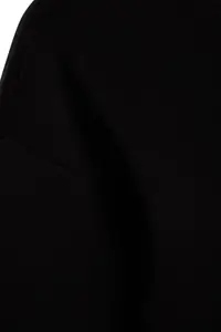 TRENDYOLMİLLA Black Oversized/Bol Cut Crew Neck Thick/Fleece-lined Knitting Sweatshirt - Image 7