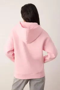 TRENDYOLMİLLA Light Pink Knitting Sweatshirt - Image 4
