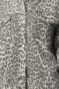 TRENDYOLMİLLA Multicolored animals Leopard Patterned Jacket - Image 4