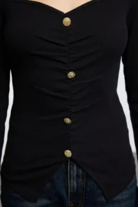 TRENDYOLMİLLA Black  Knitting Blouse - Image 4