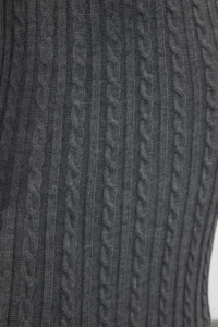 TRENDYOLMİLLA Anthracite Maxi Knitwear Hair Knitting Basic LONG Dress - Image 4