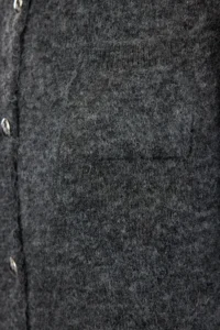 TRENDYOLMİLLA Anthracite Mini Size Knitwear Woolly Dress - Image 4