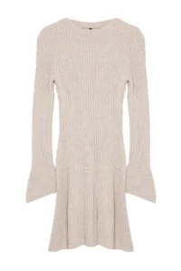 TRENDYOLMİLLA Stone Mini Knitwear A-line Formda Dress - Image 6