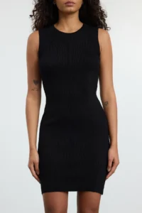 TRENDYOLMİLLA Black Mini Knitwear Bolero-Dress Set - Image 4