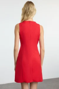 TRENDYOLMİLLA Rejection A Cut Mini Lined Weaving Dress - Image 6