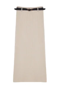 TRENDYOLMİLLA Stone Premium Yarn/Special Yarn Knitwear Skirt - Image 6