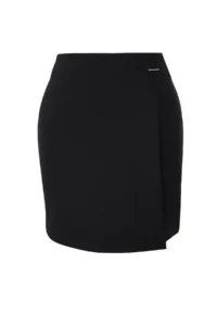 TRENDYOLMiLLA Black Double breasted Kapama Mini Size Weaving Skirt - Image 8