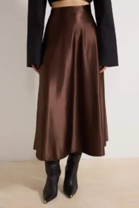 TRENDYOLMİLLA Dark Brown Skirt - Image 3