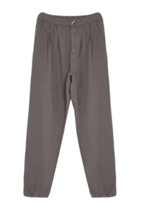 TRENDYOLMİLLA Gray Premium Stitching Detailed Elastic Waist High Waist Balloon jeans - Image 6