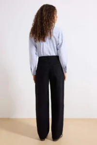 TRENDYOLMİLLA Black High Waist Baggy 100% Cotton Non-Stretch jeans - Image 4