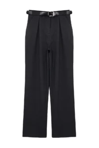 TRENDYOLMİLLA Anthracite Arched Straigt/Plain Kesim Weaving Dress Pants - Image 6