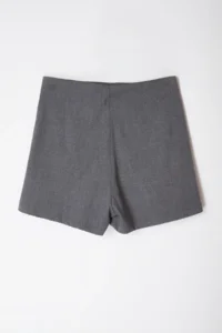 TRENDYOLMiLLA Gray Bow Detailed slit Mini Weaving Shorts Skirt - Image 8
