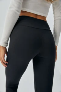 TRENDYOLMİLLA Black  High Waist Shaping  Knitting Leggings - Image 4