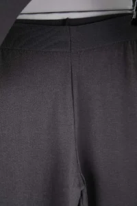 TRENDYOLMİLLA Wardrobe Essentials Anthracite Mercerized Look Knitwear Cardigan-Pants Top and Bottom Set | - Image 7