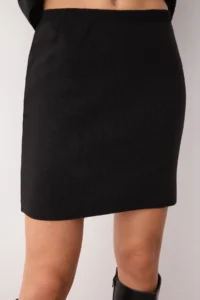 TRENDYOLMİLLA Black Premium Yarn/Special Yarn Cardigan-Skirt Knitwear Top and Bottom Set - Image 3