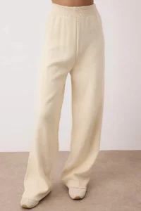 TRENDYOLMİLLA Ecru Vest-Pants Knitwear Bottom - Top Set - Image 3