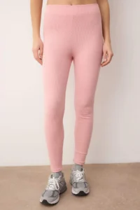 TRENDYOLMİLLA Dusty Rose 3 Sets Oversized/Wide Pattern Hooded Tights Knitting Bottom - Top Set - Image 5