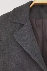 TRENDYOLMİLLA Anthracite Binding Detailed Short Bowl Weaving Woolly Blazer Jacket - Image 7
