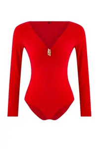 TRENDYOLMİLLA Red Knitting Bodysuit .D.00002 - Image 5