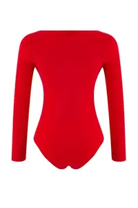 TRENDYOLMİLLA Red Knitting Bodysuit .D.00002 - Image 6