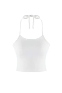 TRENDYOLMİLLA Ecru 2 Sets Body-Fitting Double Look Ribbon Detailed Knitwear look Knitting Blouse - Image 7