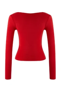 TRENDYOLMİLLA Rejection Frilly Fitted Knitting Blouse - Image 6