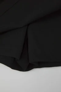 TRENDYOLMİLLA Black Zippered Asymmetric Detailed bodycone/Fitting Knitting Flexible Mini Shorts Skirt - Image 10