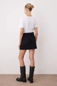 TRENDYOLMiLLA Black Accessory Detailed Mini denim Skirt - Image 4