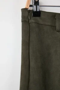 TRENDYOLMiLLA Khaki A Line Midi Knitting Suede Skirt - Image 6