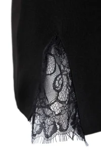 TRENDYOLMİLLA Black Lace Slit Detailed Bodysuit hugging Mini Skirt - Image 6