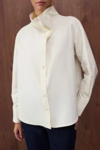 TRENDYOLMİLLA Special Collection Stone Collar Detailed Off Shoulder Shirt - Image 3