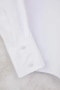 TRENDYOLMİLLA White Pocket Detail Buttoned Shirt - Image 9