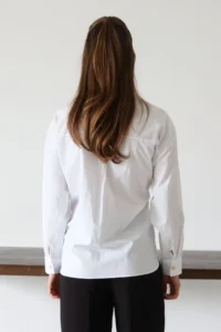 TRENDYOLMiLLA White Gold Accessory Detailed Shirt - Image 4