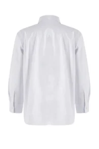TRENDYOLMİLLA White Tie Wide Cut Shirt - Image 6