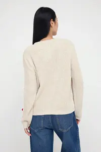 TRENDYOLMİLLA Teen Stone Fruit Embroidered Soft textured Knitwear Cardigan - Image 4