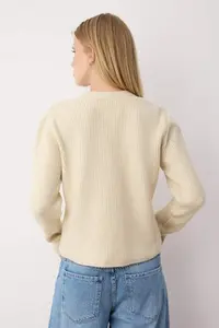 TRENDYOLMİLLA Stone Soft textured Knitwear Cardigan - Image 4