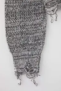 TRENDYOLMİLLA Gray Crop gradient Knitwear Cardigan - Image 7
