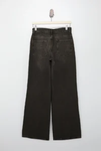 TRENDYOLMİLLA Brown High Waist Wide Leg Wide Leg 100% Cotton Non-Stretch jeans - Image 6