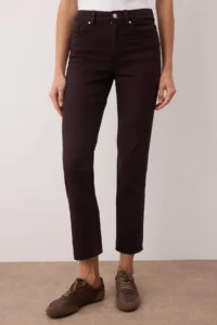 TRENDYOLMİLLA Brown High Waist Cut-out comfort/Flexible NEW Mom jeans - Image 3